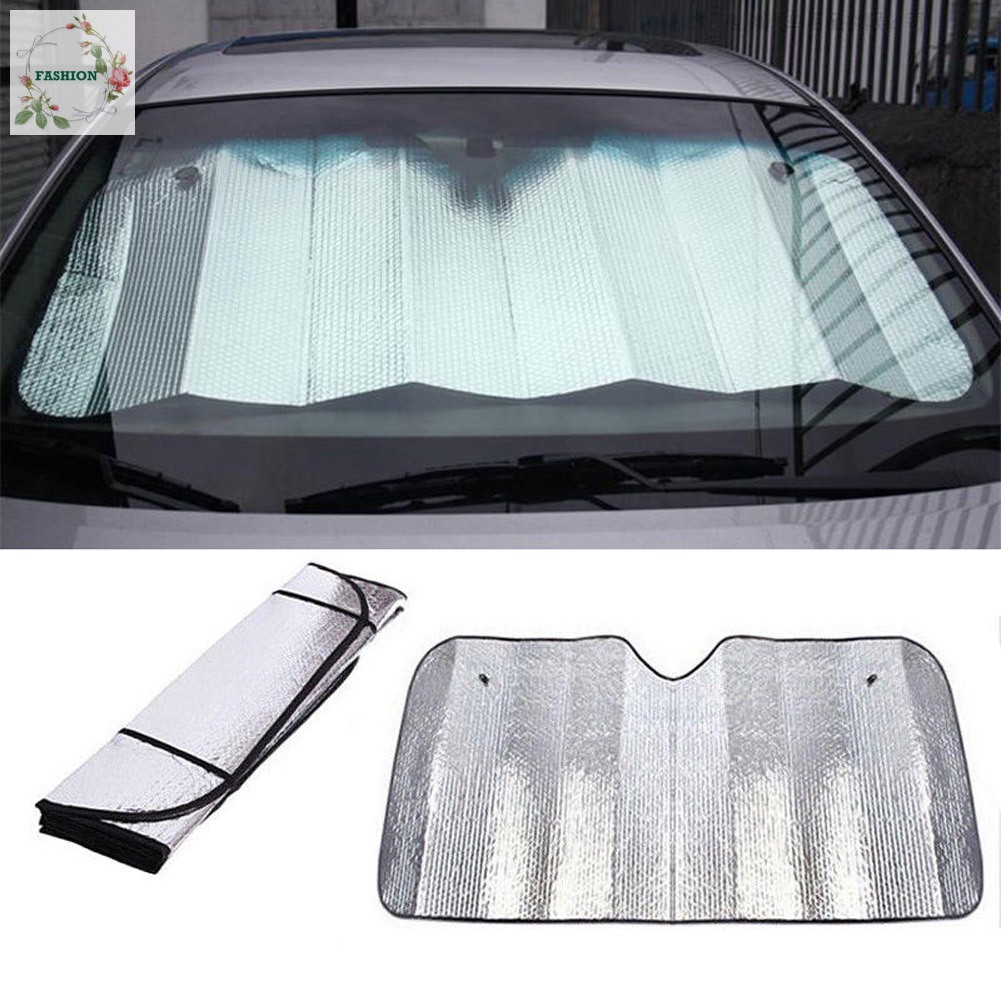 FM Car Front Rigid Windscreen Sunshade Sun Shade Visor Scre Shopee