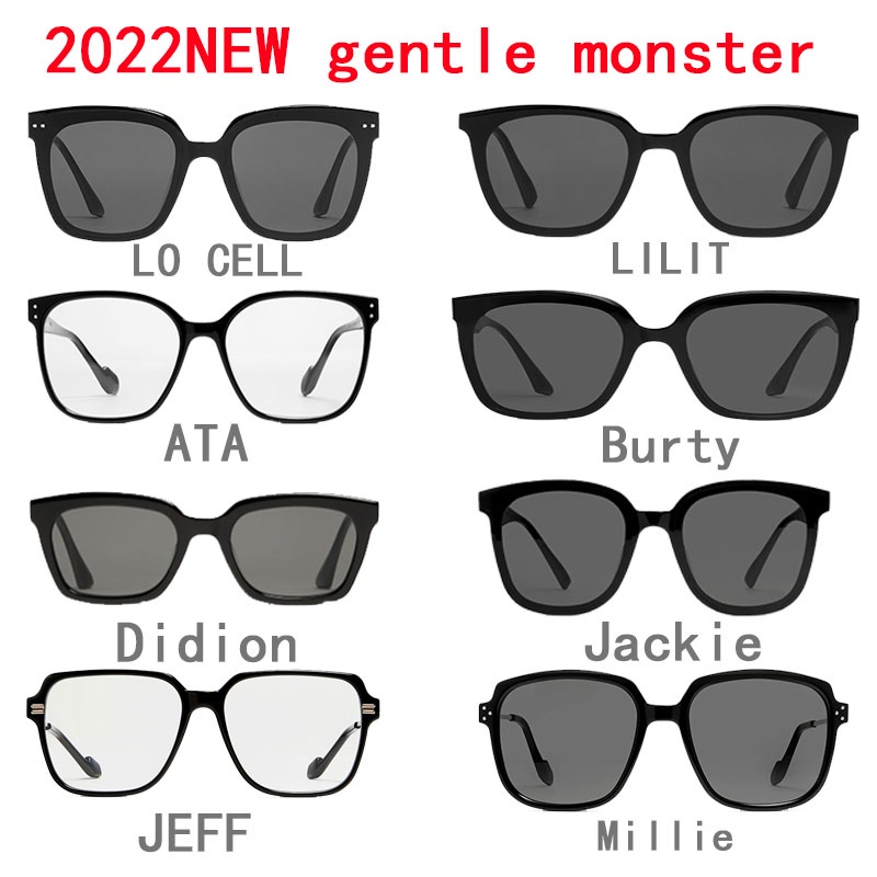 [2022] GENTLE MONSTER sunglasses fashion ladies/men Lo Cell/Lilit/Reny/Southsinde N hyper zeiss polarized lenses