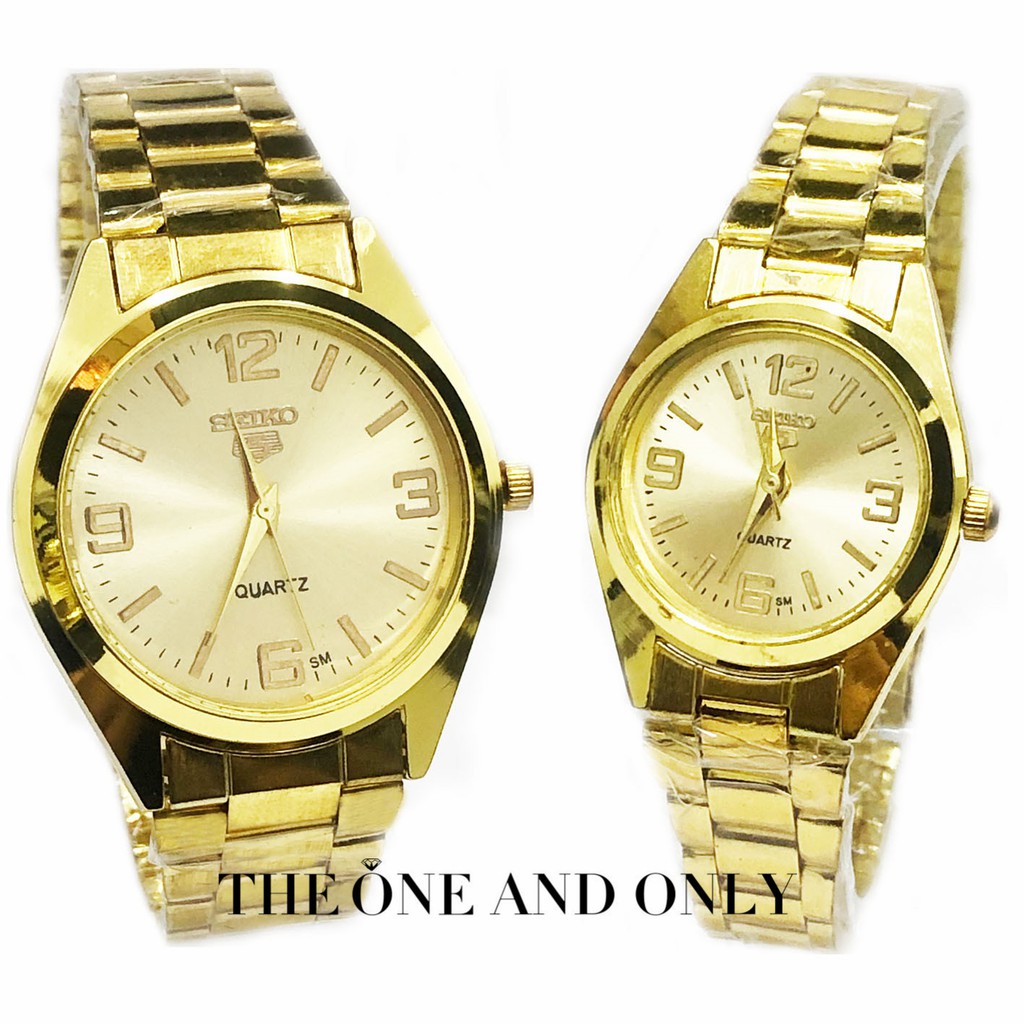 Fashion Couple Gold Watch(Number Face) presyo ₱90