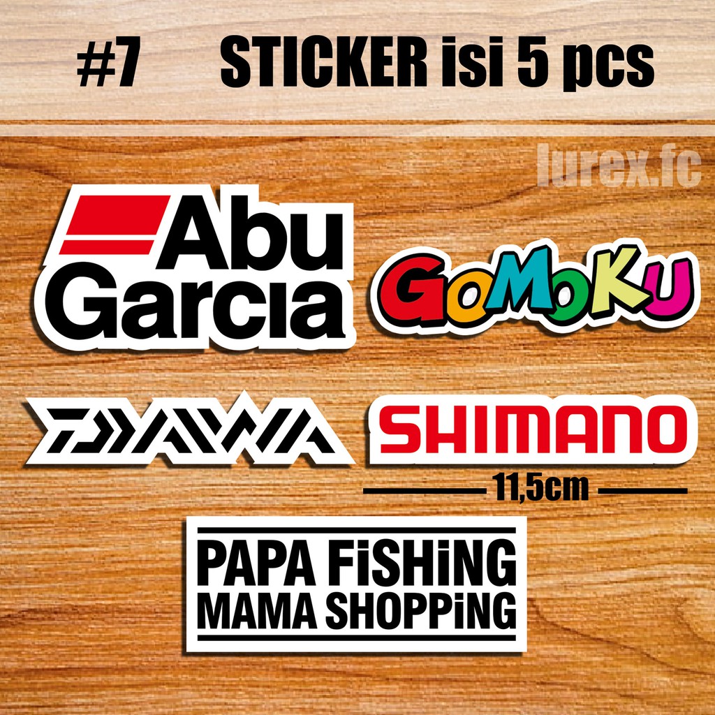 Sticker Mancing 7 Sticker Mancing Mania Brand Mancing Gomoku Mancing