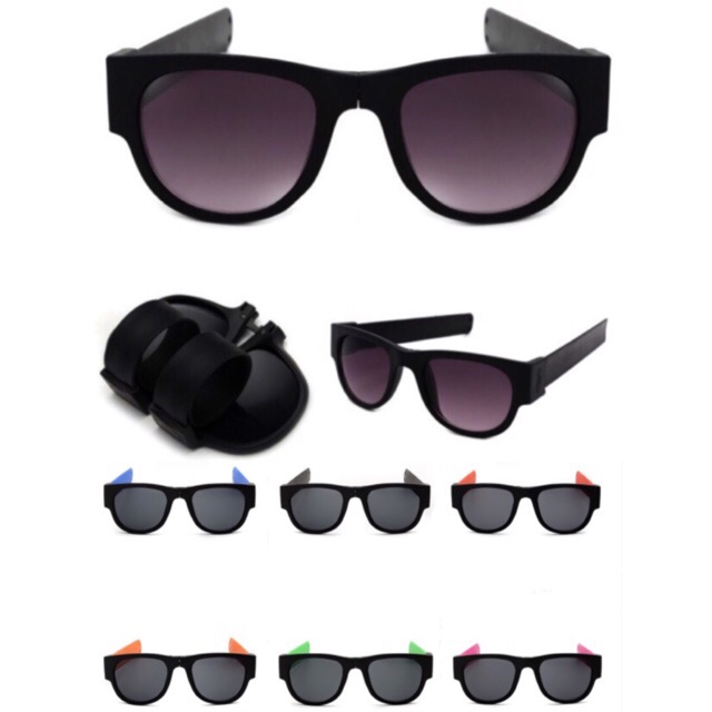 KJ sunnies #k01 foldable sunglasses | Shopee Philippines