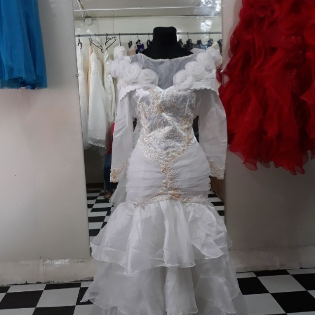 filipiniana mermaid gown