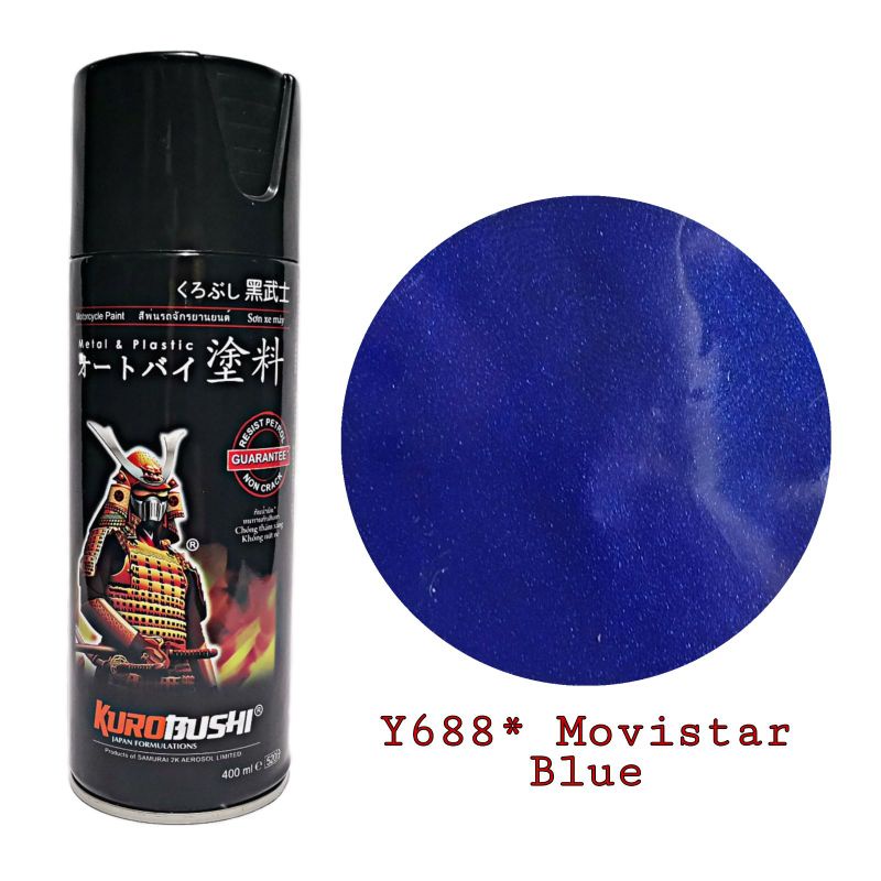 Y688 Movistar Blue Samurai Spray Paint Shopee Philippines