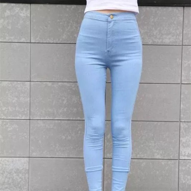 high waist maong pants