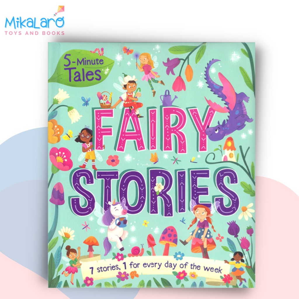 5 Minute Tales Padded Fairy Stories Padded Hardback Storybook for Kids Bedtime Stories