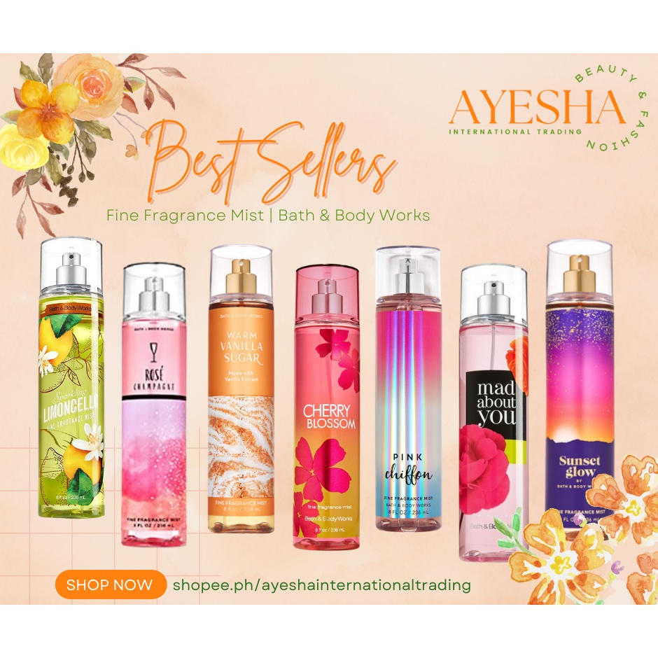 Bath & Body Works Fine Fragrance Mist 236ml | US Original | Shopee ...