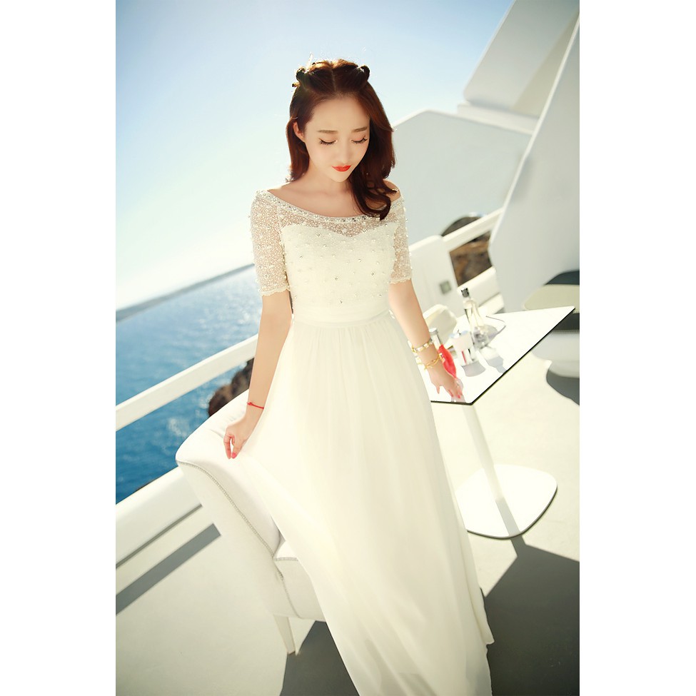 long white dresses cheap