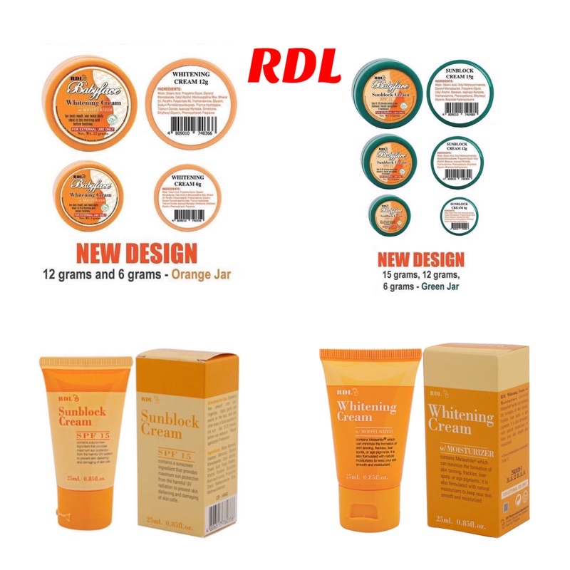 RDL Sunblock Cream, Whitening Cream with Moisturizer, RDL Sun Block