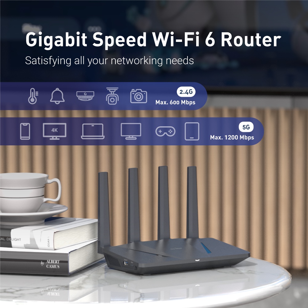 GL.iNet Flint (GL-AX1800) WiFi 6 Router Dual Band Gigabit Wireless Router  OpenWrt pre-Installed Supp | Shopee Philippines