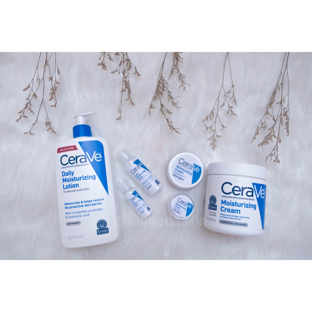 Cerave Moisturizing Cream and Lotion 20g/40g (20mL/40mL) [ DECANT