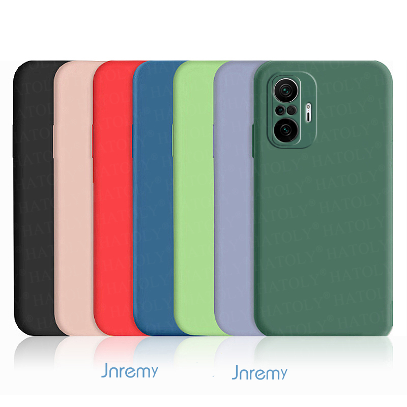 For Xiaomi Redmi Note 10 Pro Max 10S 4G Case Cover Liquid Silicone Soft