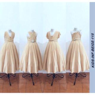 beige infinity dress