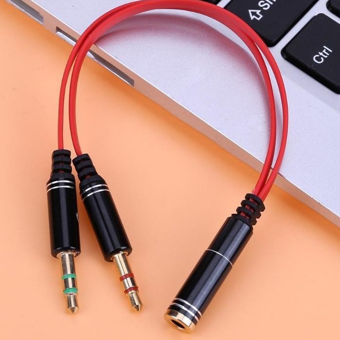2in1 converter 3.5mm cable adapter (audio cable) Shopee Philippines