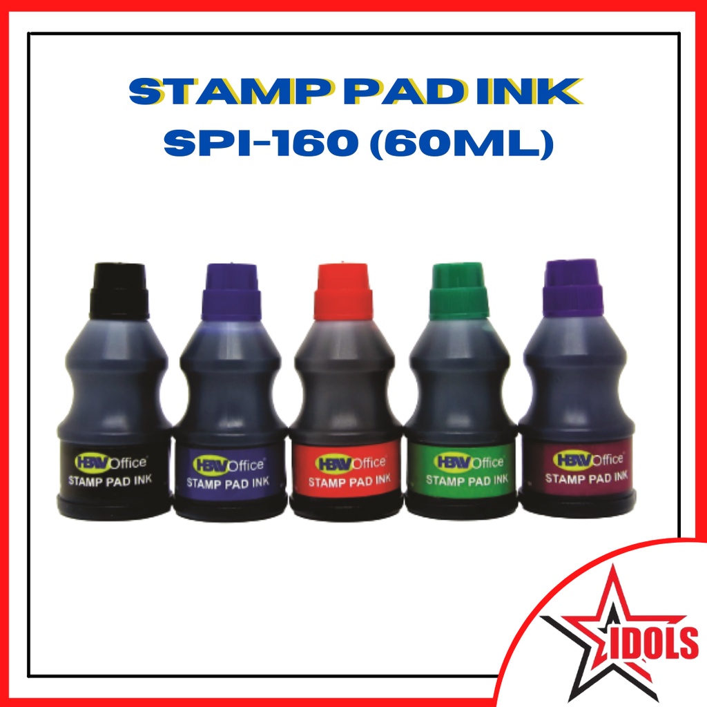 Stamp Pad Ink Spi 160 60ml Shopee Philippines