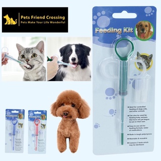 Pets Friend Pet Medicine Feeding Kit Liquid Potion Pill capsule Silicone Syringes Tool Cat/Dog Accessories