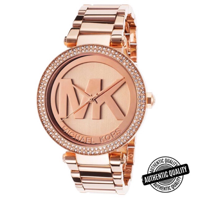 gold mk womens watch