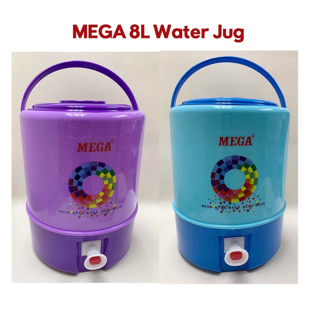 MEGA 8L Water Jug Water Cooler Beverage Juice Dispenser MJ8L Shopee