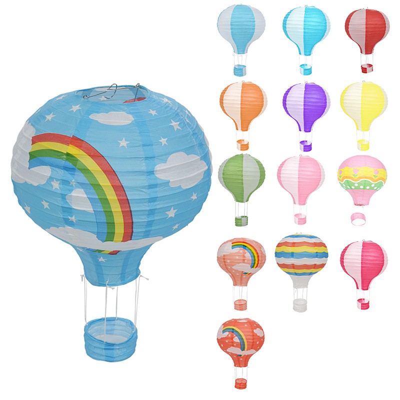 12inch Hot Air Balloon Paper Lantern Lampshade Ceiling Light Wedding Party Decor