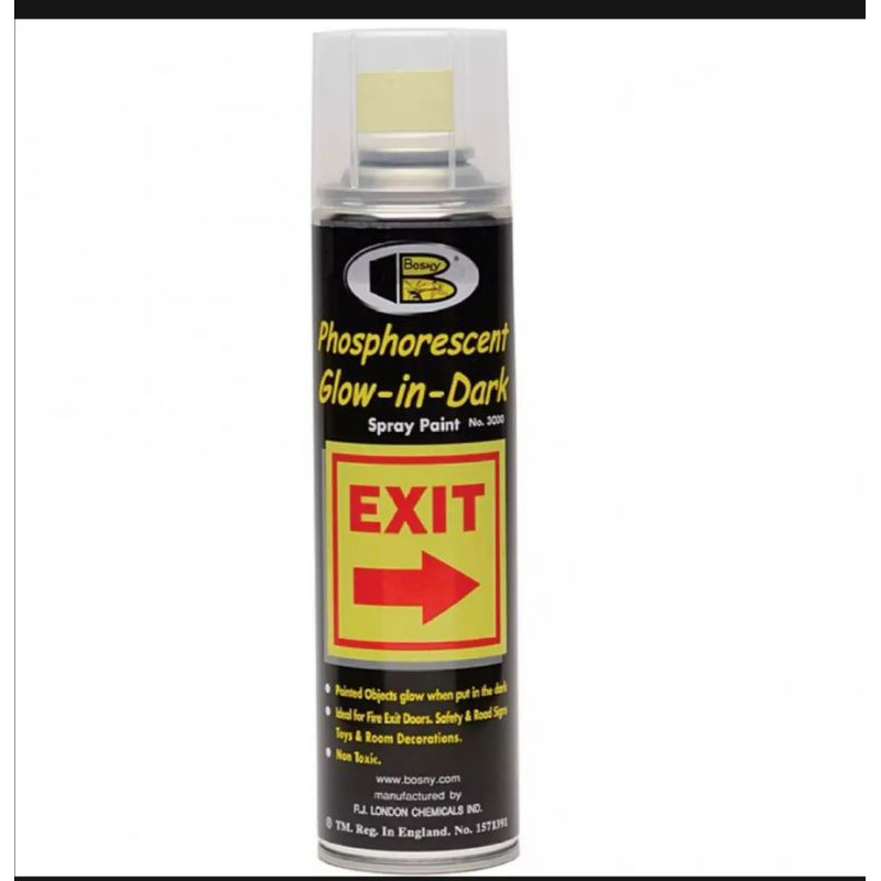 Bosny Glow in The Dark Spray Paint Shopee Philippines