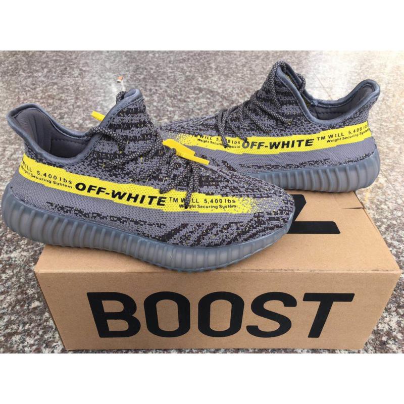 off white yeezy grey