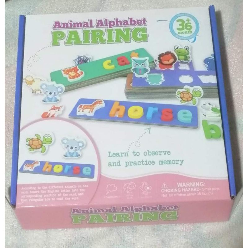 Animal Alphabet Pairing Shopee Philippines