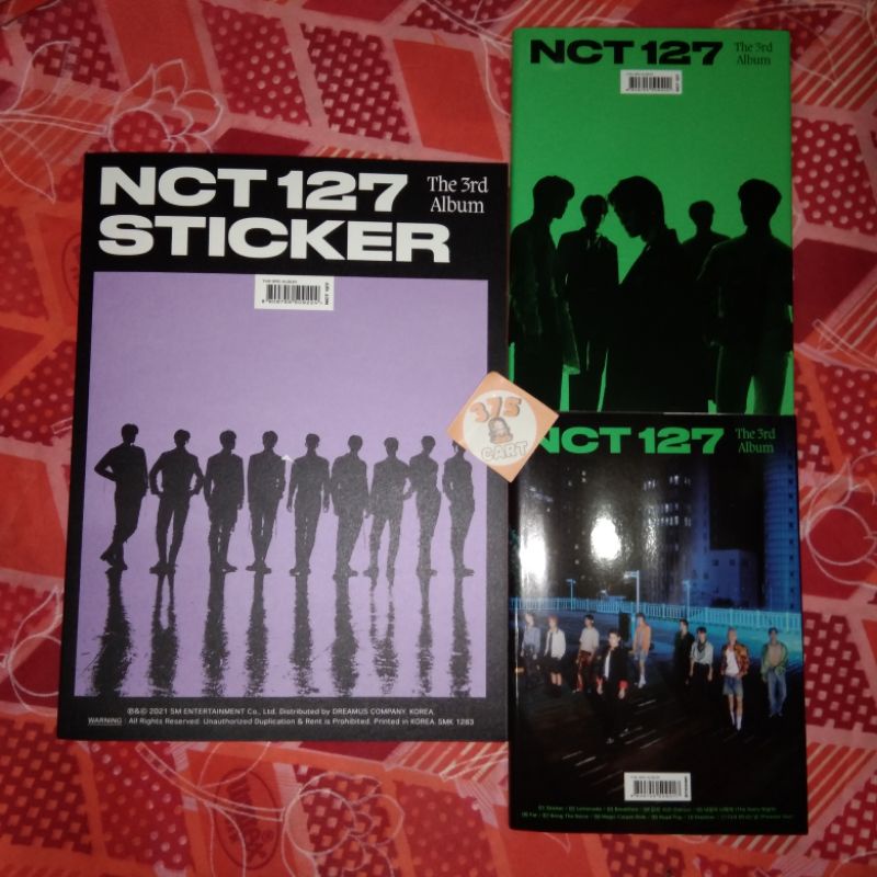 Nct Sticker Unsealed Album With Folded Pob Shopee Philippines