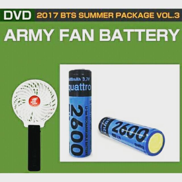 Army Fan Battery Shopee Philippines