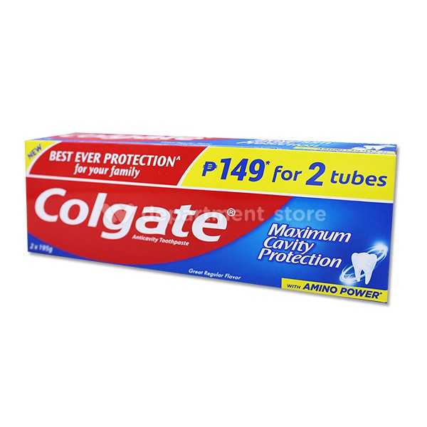 Colgate Toothpaste Great Regular Flavor 195g 2s 