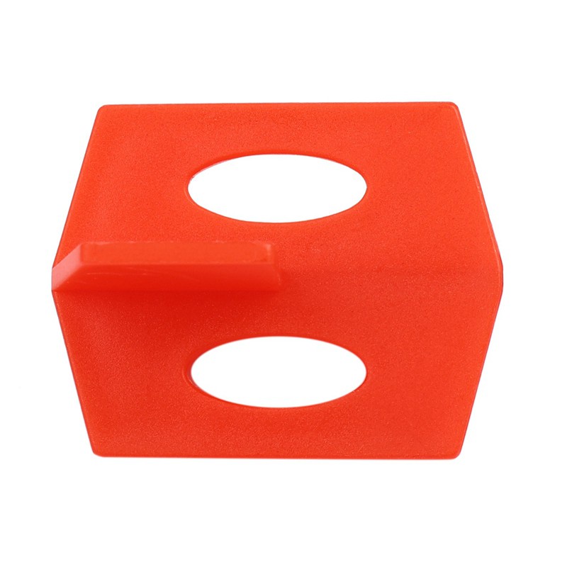 50pcs 2mm Tile Leveling System 3 Side Tile Spacer - Cross And T Wall Floor, Red Single 3.5 * 2.8cm
