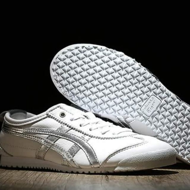 onitsuka tiger mexico 66 white silver