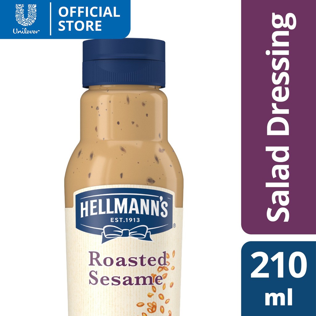 Hellmanns Roasted Sesame Salad Dressing 210ml Shopee