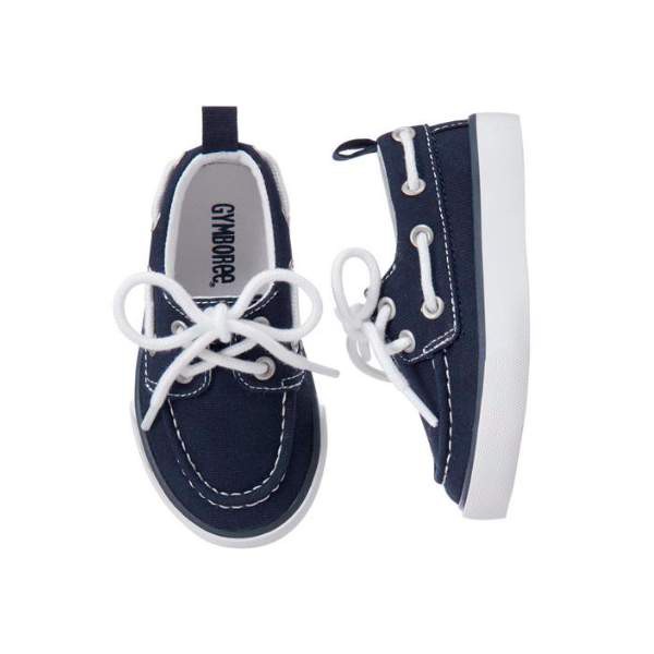 boys navy boat shoes