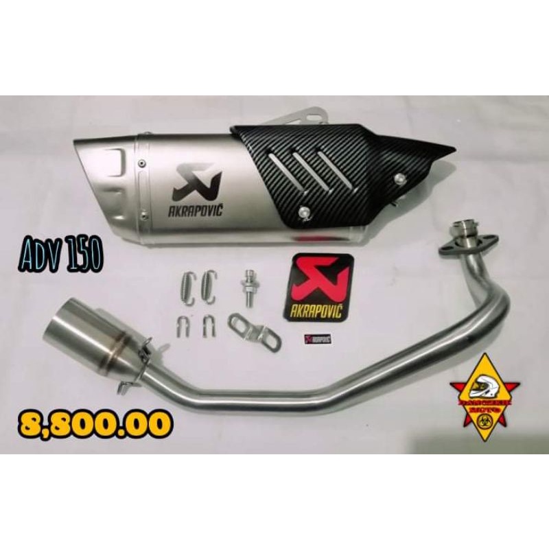 HONDA ADV 150 AKRAPOVIC M1 FULL EXHAUST SYSTEM Shopee Philippines