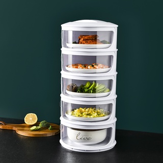 5 Layer Household Multi-layer Food Storage Box Anti-flies Insulation food keeper #8