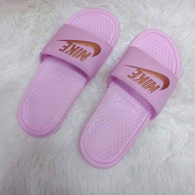 nike benassi jdi pink