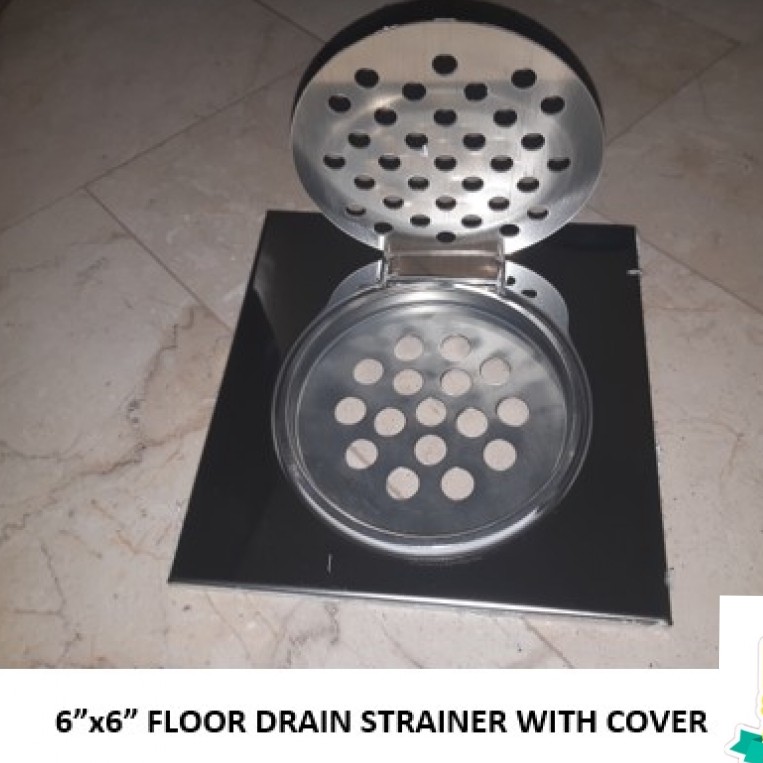 6 inch floor drain strainer