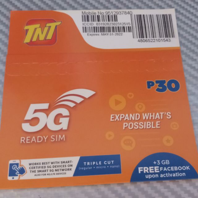 Tnt 5g Sim Card Re Seller Wholesale Shopee Philippines