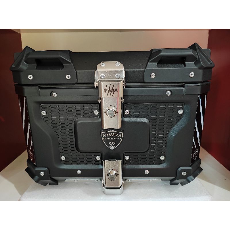 Niwra Raptor Alloy Top Box 45 Liters | Shopee Philippines