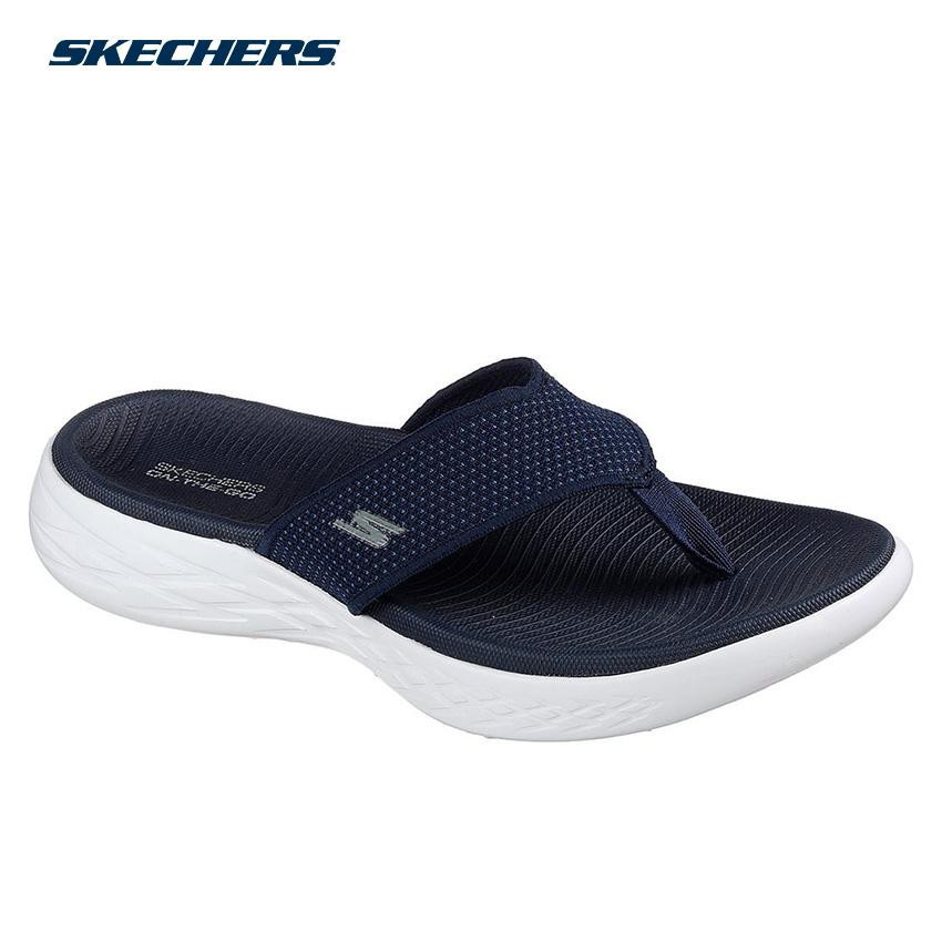 skechers sandals mens navy