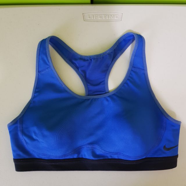 royal blue nike sports bra