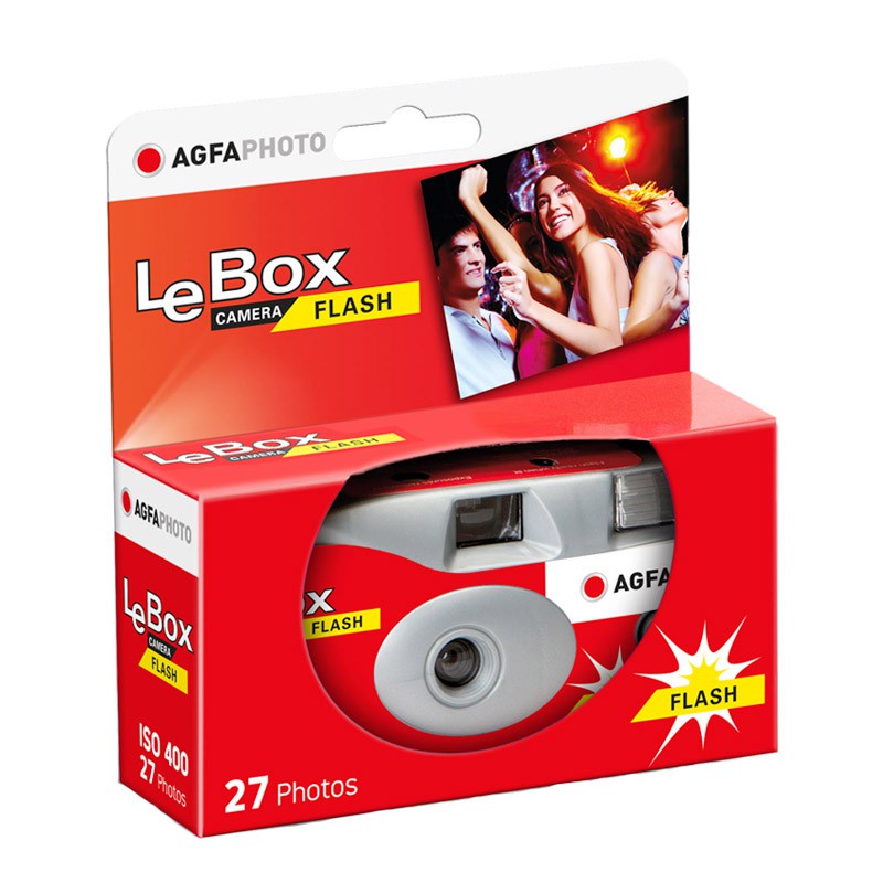 Agfaphoto LeBox 400 / 27 exp. Flash Disposable Camera ( Single Use