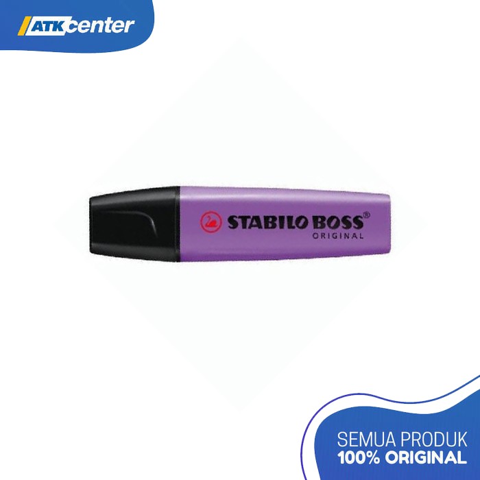 Highlighter STABILO BOSS ORIGINAL 55 (Lavender / Dark Purple) Shopee