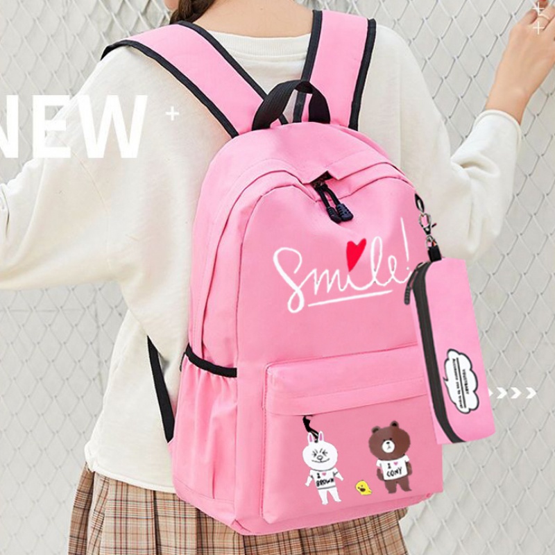 Elementary school bag women 16 grade backpack junior high school