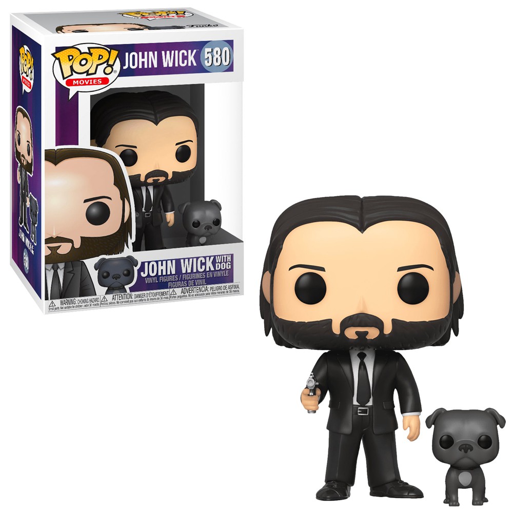 john wick funko pop with dog