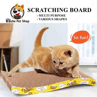 Cat Kitten scratching Cardboard Corrugated Scratch Board Pad