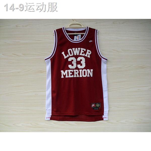 Nba 33 Kobe Bryant Embroidered Lowermerion High School Red New Season Basketball Jersey Shopee Philippines