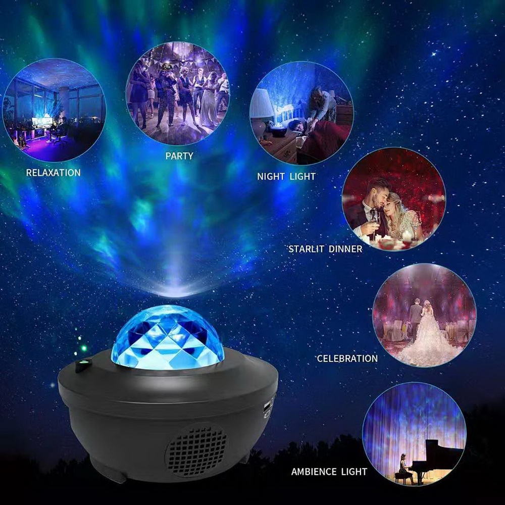 speaker with projector light