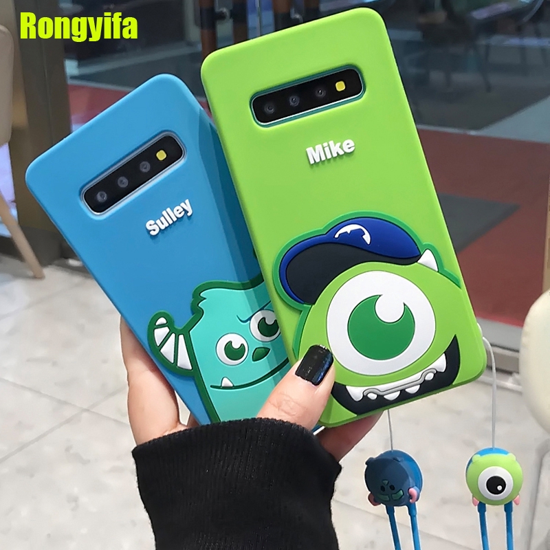 For Samsung Galaxy S10 S9 S8 Plus Note 8 9 Cases Lovely 3d Monsters Mike Sulley Soft Cover Cartoon Shopee Philippines
