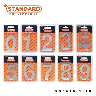 ∏Standard Stainless Steel Number 0-9 Design Hotel, House, Room Decorations SD0646-1-10 #1