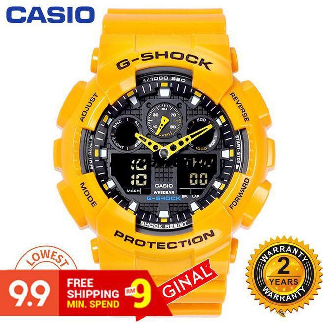 g shock ga 110 yellow